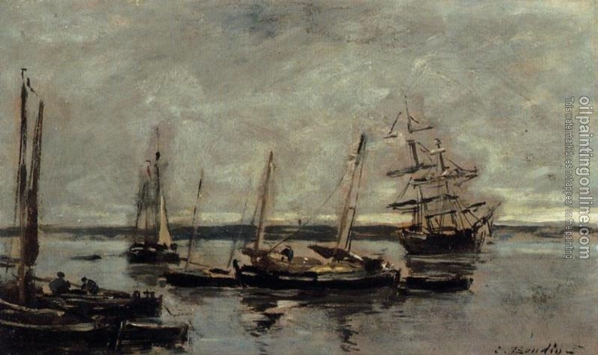 Boudin, Eugene - Near Camaret